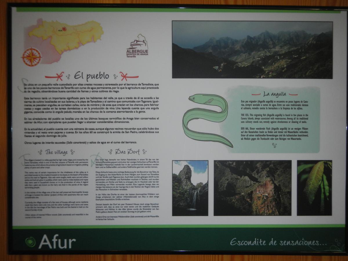 Albergue Montes De Anaga El Bailadero Exteriör bild